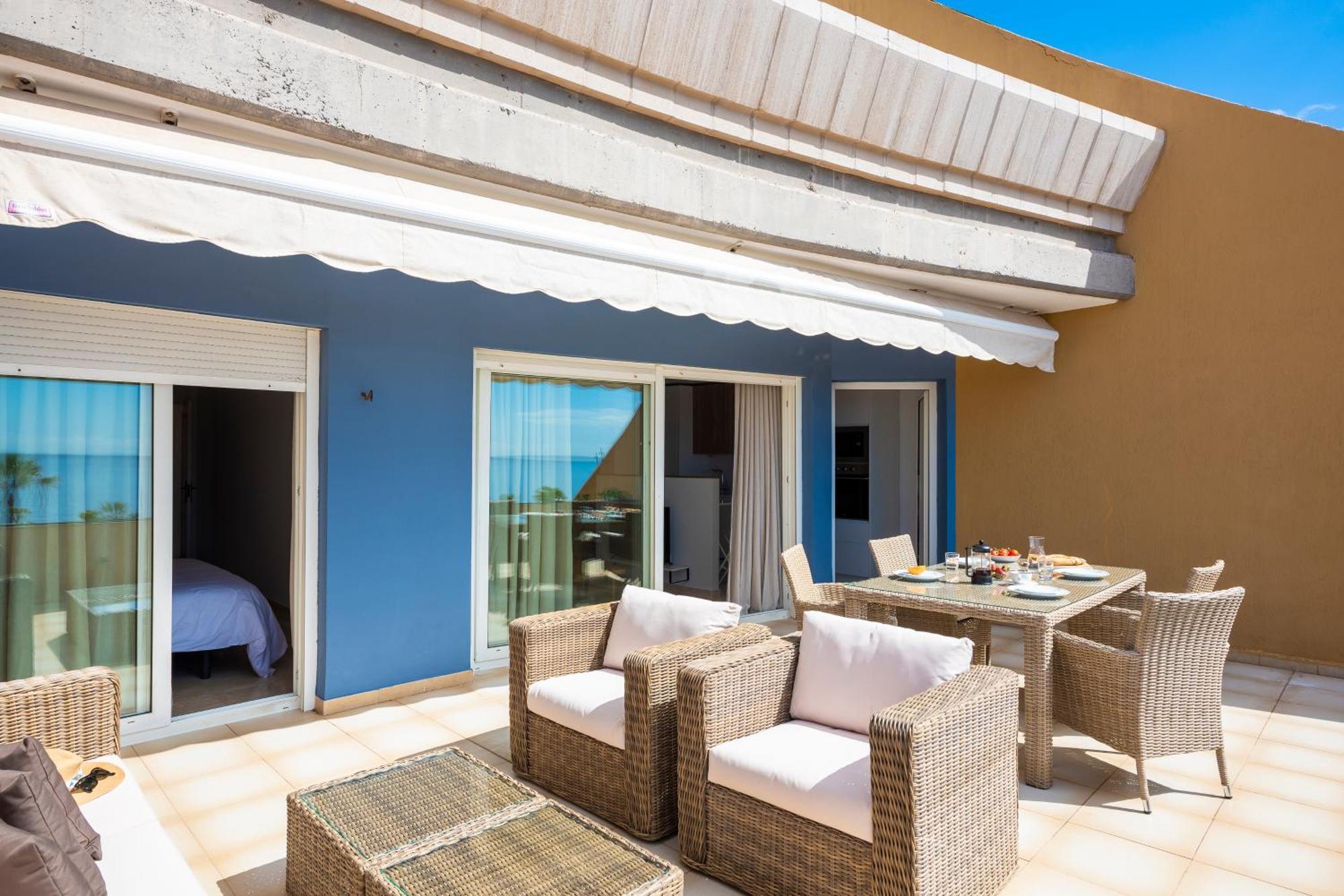 Beach Apartment With Terrace And Private Parking Radazul 外观 照片